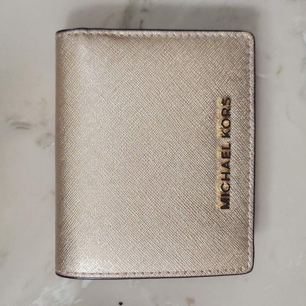 Michael Kors Gold Wallet